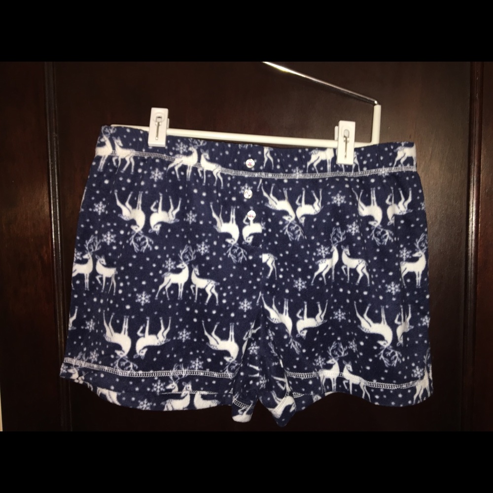 ✨FLEECE FESTIVE PJ SHORTS✨